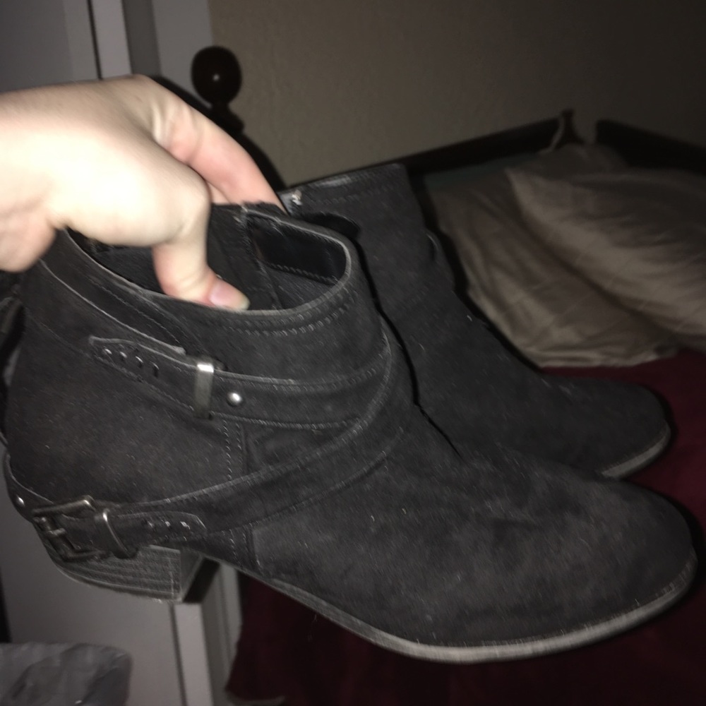 black boots